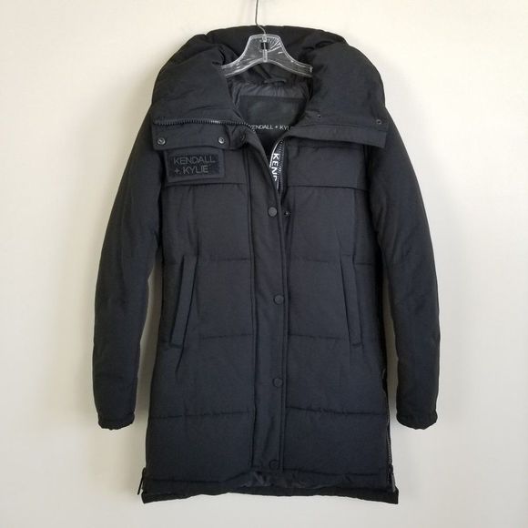 Kendall & Kylie Jackets & Blazers - 𝅺Kendall & Kylie Hooded Winter Coat Size XS Bust 36